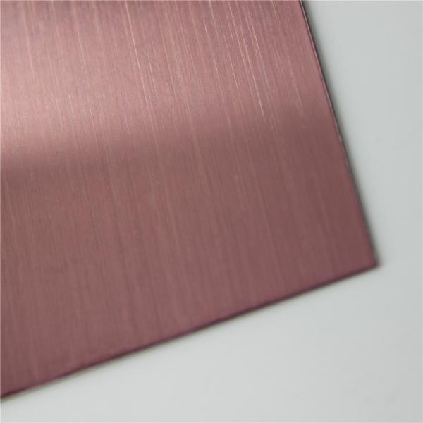 Building Materials 304 316 Stainless Steel Hairline Finish Sheet For Market Steel Trading Center