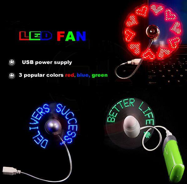 Handheld USB LED Message Fan For Concerts, Party, Night Clubs, Music Festivals ,Holiday Parades