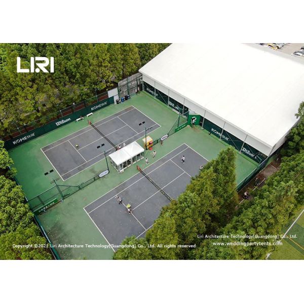 36m X 36m Translucent PVC Sport Dome Tent Tear Resistant