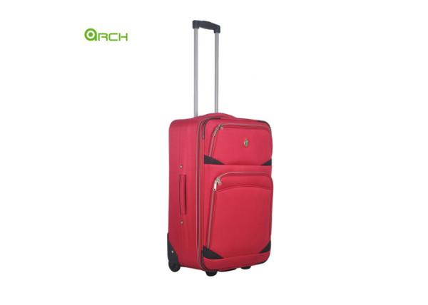 600D Polyester Trolley Case Luggage Bag Sets with Two Big Front Pockets