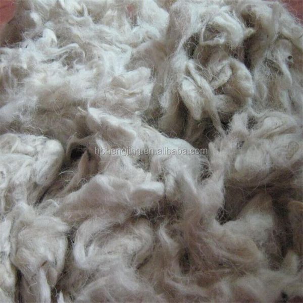 Factory Scoured Natural White Sheep Wool
