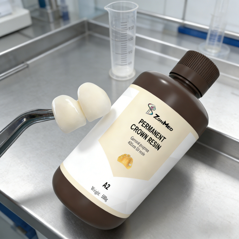 500Ml Permanent Crown Resin Shore D 92 Resin Engineered for Dental Crowns Delivering Consistent Performance and Strength
