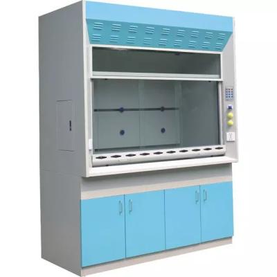 8Ft School Laboratory Furniture Lab Fume Hood With Sink Faucet Control Panel Vented
