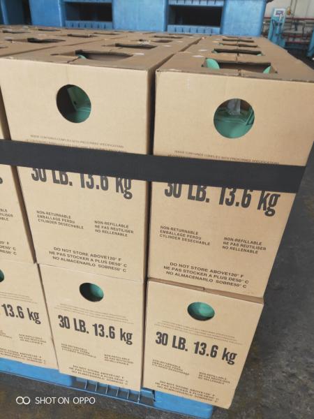 Odorless 13.6kg Refrigerant R407c Air Conditioner Refrigerant 30lb