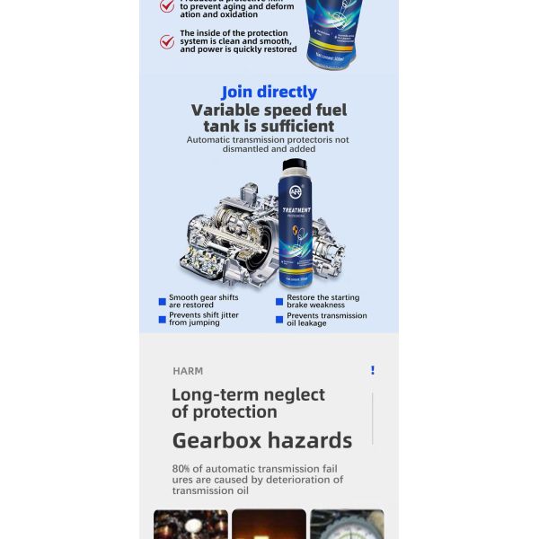 Agente de protección de la transmisión del automóvil para el sistema de transmisión automática