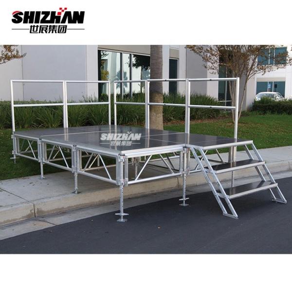 Fase móvel modular da plataforma do DJ do casamento 18mm da madeira compensada exterior do concerto