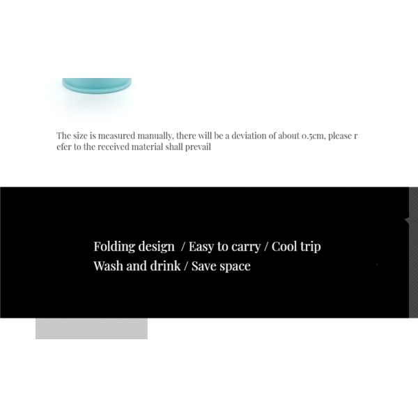 Novel Style Outdoor Folding Water Cup for Sports and Travel Tea Cup Camping Novel Design