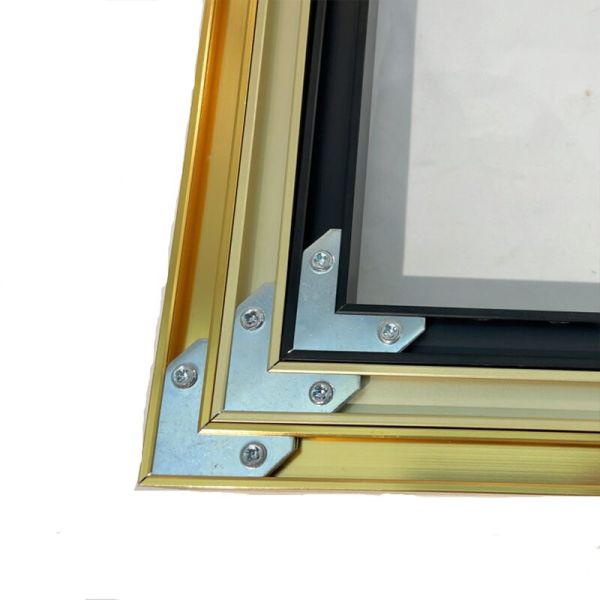 Aluminium Alloy Frame Wall Mirror Bright Gold Aluminum Frame for Picture