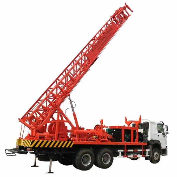 600 Meters DTH and Reverse Circulation Water Drilling Rig for Oil Field Drilling