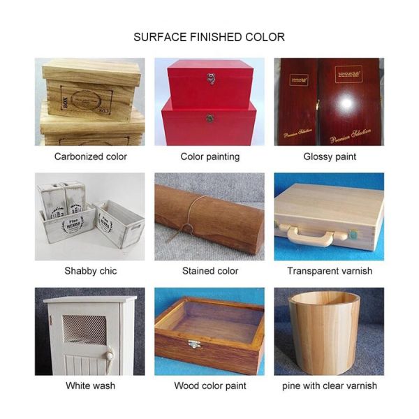 Custom Antique Wooden Pine Storage Baskets for Portable Fruit Organization