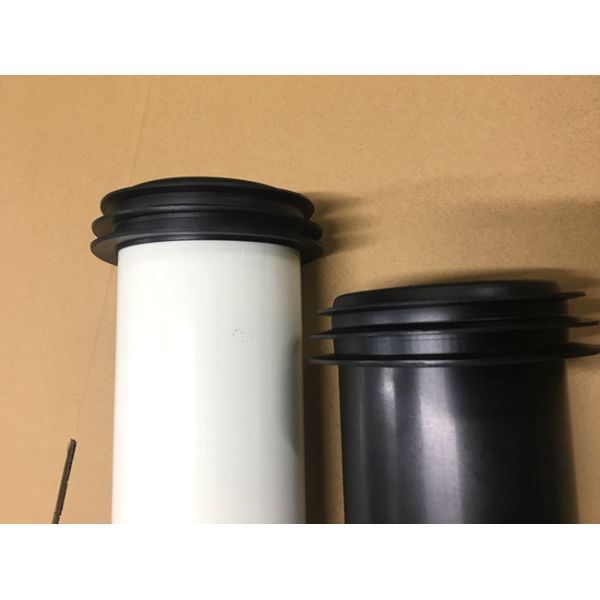 Wall Mounted Toilet Straight Pan Connector With Black And White Optional