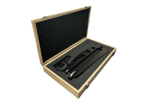 Calibrador de espesor digital con pantalla LCD y boca de medición de cerámica opcional, profundidad de medición de 400 mm
