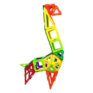 OEM ODM 3D Magnetic Tiles Animals Giraffe Structure Magnetic Blocks Sets For
