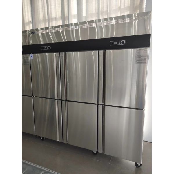 Six Door Stainless Steel Freezer For Meat Ice Cream Fresh Keeping