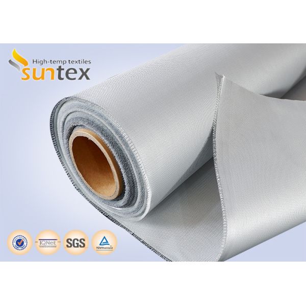 Alkali Free Fiberglass Cloth with Silicone Coating, Suitable for Smoke Curtain