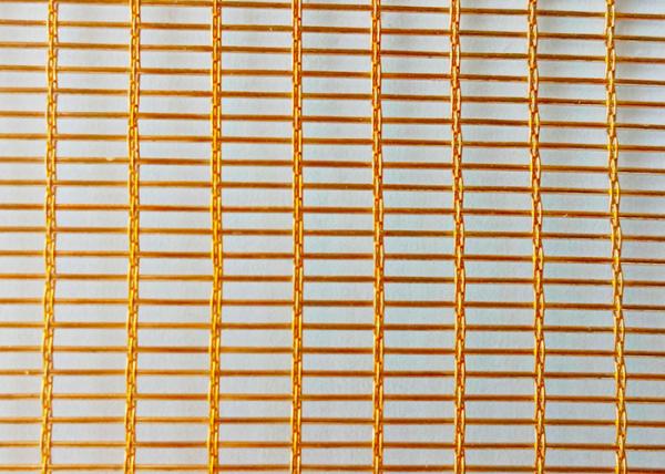 Metal flexível laminado de vidro de pouco peso Mesh Fabric da rede de arame 2.5m do GV