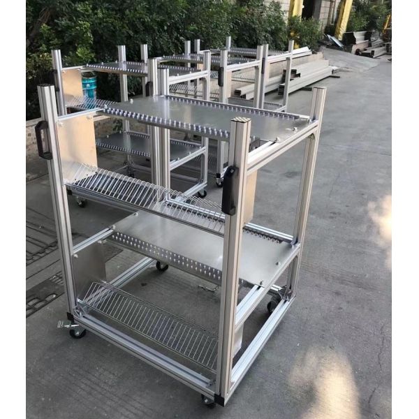 Aluminum Feeder Storage Cart for Panasonic CM402/602/NPM SMT Pick and Place Machines