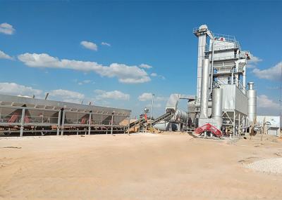 Grey 160t/H Hot Mix Bitumen Plant With House Dust Filter