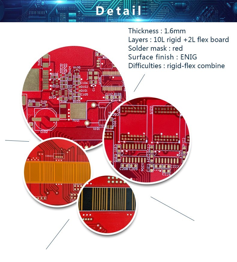 Контактное сопротивление Edge Board Сопротивление контакта PCB Immersion Gold Technology RoHS