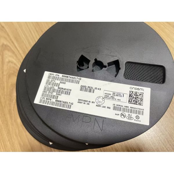 MMBTA92LT1G PNP transistor 300V VCEO 500mA Ic SOT-23 high voltage low saturation fast switching for telecom and industrial
