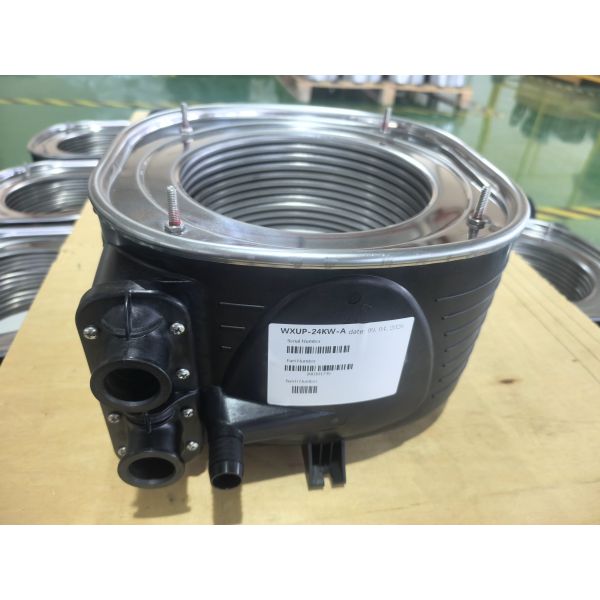 High Performance Stainless Steel Condenser Exchanger 24-28KW For Residential Boilers
