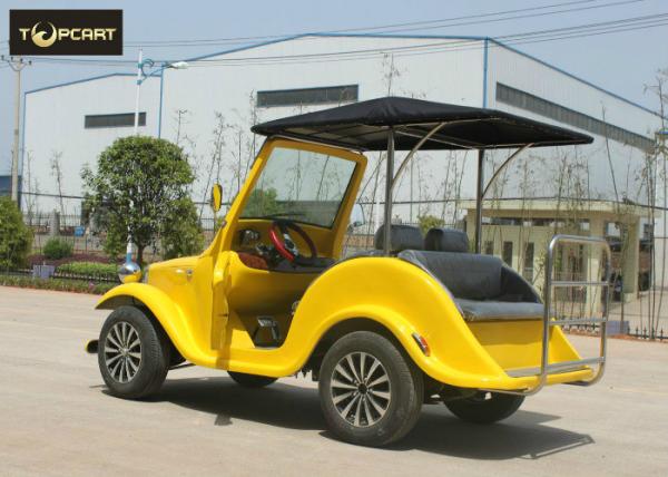 Classical 4 Seater Luxury Antique Battery Operated Golf Buggy Plastic Bodywork
