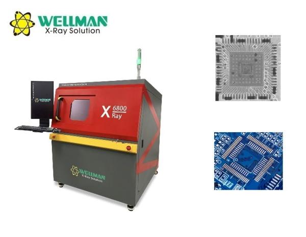 PCB x ray inspection machine with 5 HD Digital Flat Panel Detector and 530x530mm Table