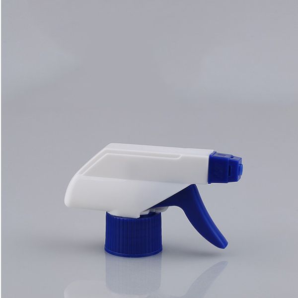 Blue White 28/410 Hand Water Sprayer Ribbed Foaming Nozzle For Trigger Sprayer