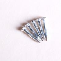 Clavos de concreto galvanizado de acero espiral angular con alta dureza