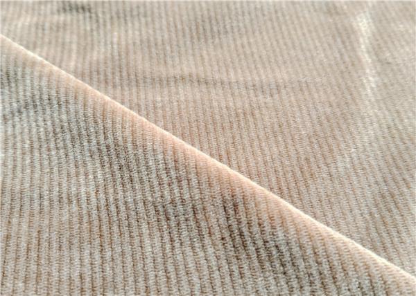 Fabricante Fabricação de tecido de fita de alfinete de fio para vestido / Jersey Velvet Super Soft Spandex Fabrica
