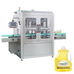 Automatic Servo Motor Controlled Stainless Steel Oil Bottle Filling Machine with Adjustable Parameters