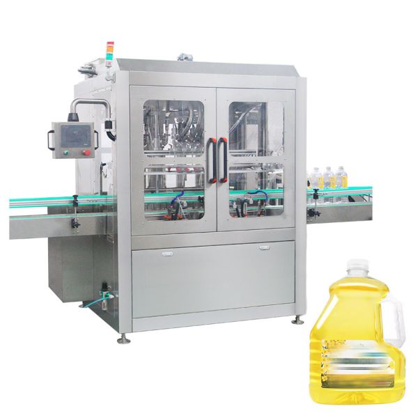 Npack Automatic Piston Type Edible Oil Filling Machine with Multi Anti-Drip Nozzles and PLC Touch Screen Control