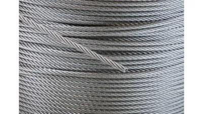 Strength Stainless Steel Grade 4.5mm 4.8mm Galvanized Steel Wire for Electric / Sling Rope 1570MPa