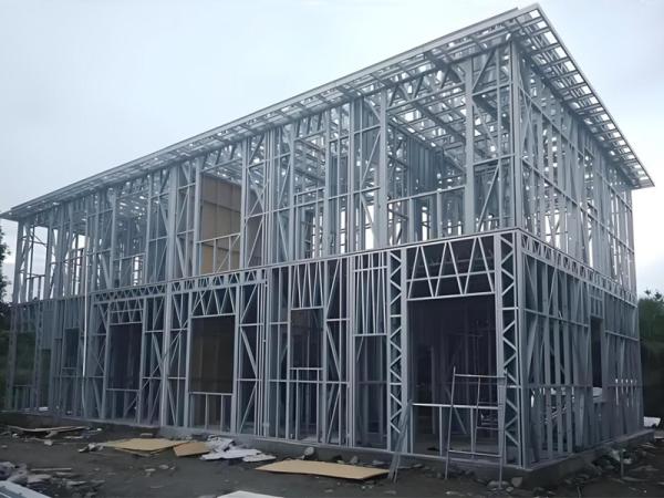 AS/AZ/EU/USA Standard Light Gauge Steel House / Prefab Fully Equipped Metal House