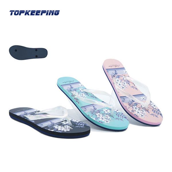 Summer Women Pink Flip Flop Wedge EVA Thong Flip Flop For Beach