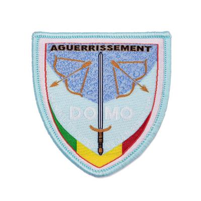 Club Woven Logo Patch Machine Weaving Embroidered Cloth Badges