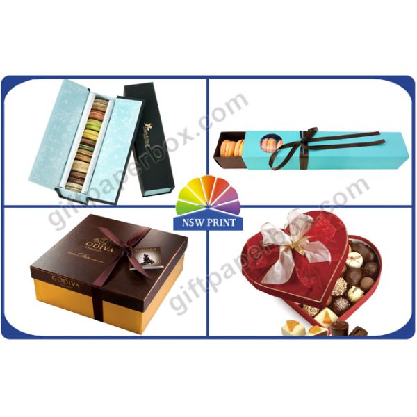 Custom Food Packaging Box Handmade Cardboard Dessert Cookie Paper Gift Box