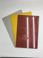 Couche en aluminium du revêtement 0.2mm de feuille de la finition PVDF ACP de miroir pour des Chambres