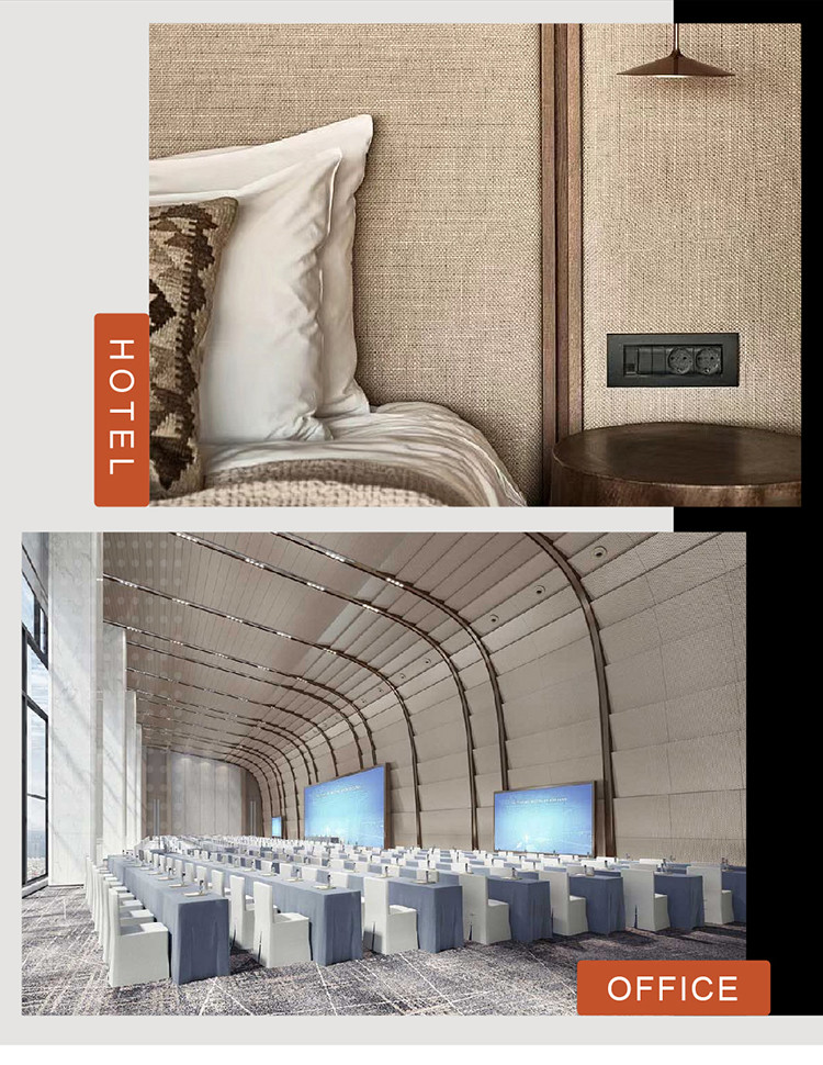 12 мм толстые декоративные ПЭТ акустические панели для детских садов снижают шум