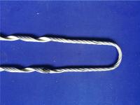 Preformado Guy Grip Dead End com fio de aço galvanizado para instalações de fio Guy seguro
