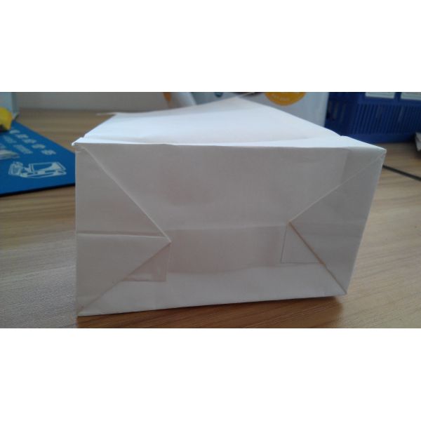 Мешок бумаги Kraft квадратной нижней связи олова Ziplock белый упаковывая для кофе/легкой закускы