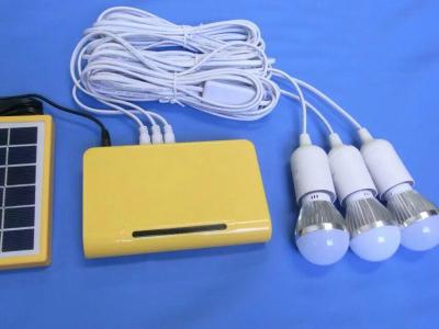 solar power system 3W solar system with  lithium battery for solar home LED light