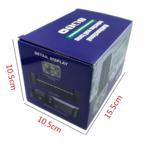 Solar Motion Sensor Wall Light, 54LED Led Solar Light Outdoors Waterproof Solar Power Garden Light