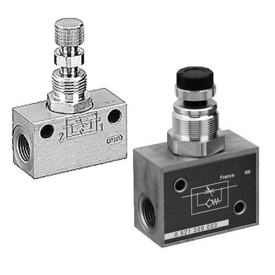 AVENTICS Series CC Check Choke Valve With Aluminum Housing Precise Flow Control