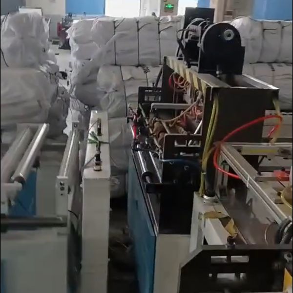 PP Woven Bag Cutting And Sewing Machine Used Smokeless Knife Hot And Cold In One