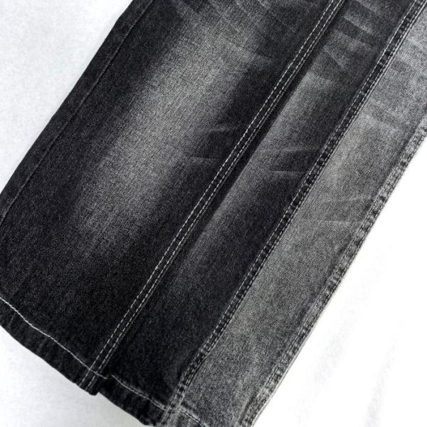 11.3oz Black Cotton Spandex Denim Fabric For Man Jeans 160cm