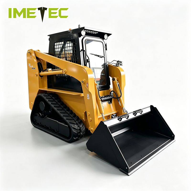 850kg Compact Skid Steer Track Loader Machine For Material Handling