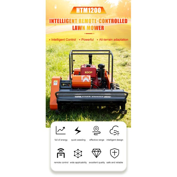 HTM1200 Intelligent Remote-Controlled Lawn Mower