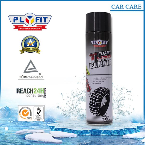 автомобильный блеск автомобиля уборщика пены автошины чистящих средств 650мл отсутствие вреда к коже