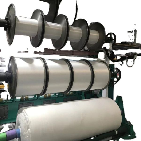Plush Textile Fabric Double Needle Bed Raschel Machine